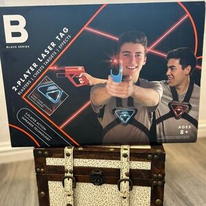 Black Series Laser Tag Set with Blasters